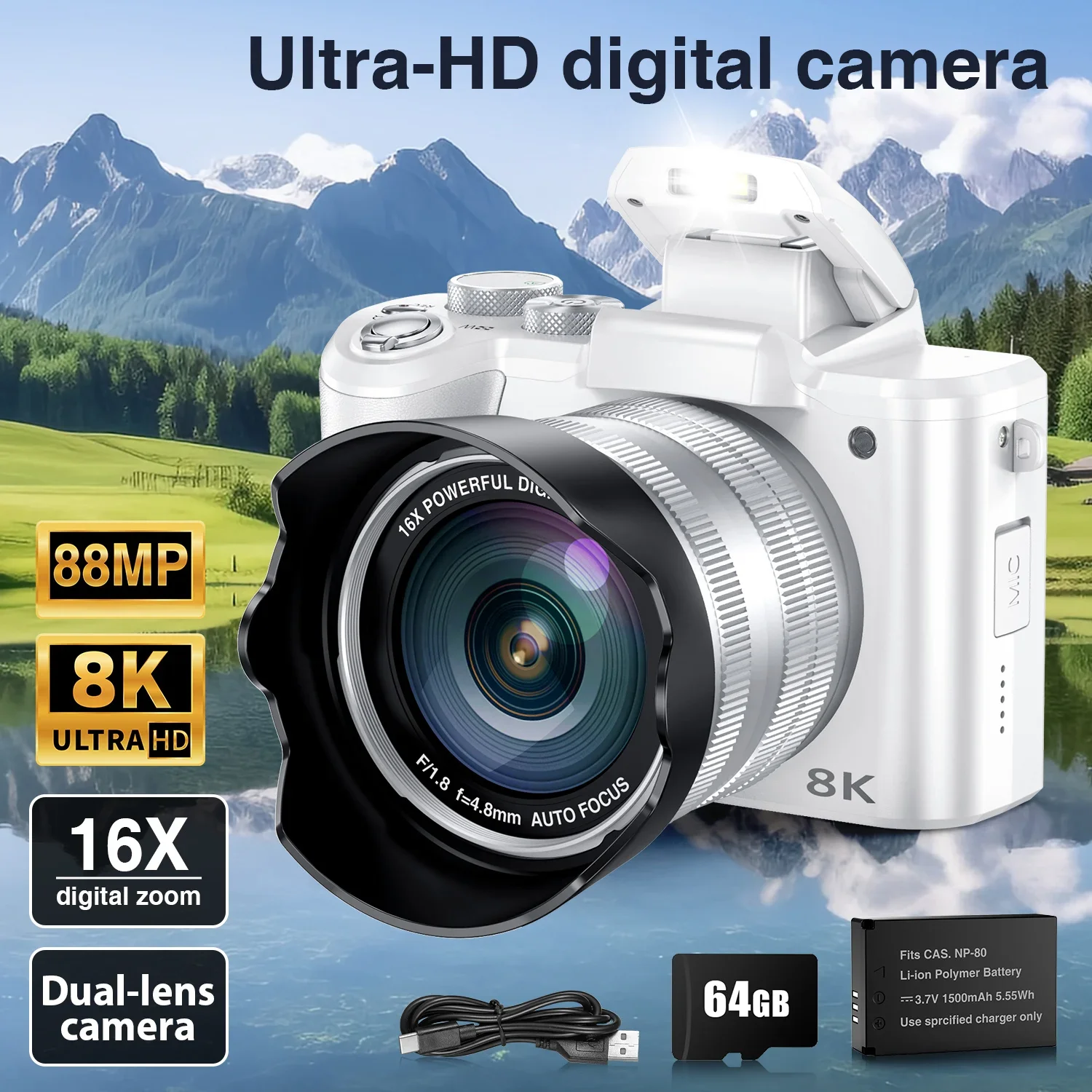 Beauty Makeup Camera - Aparaty cyfrowe 8K do selfie z
