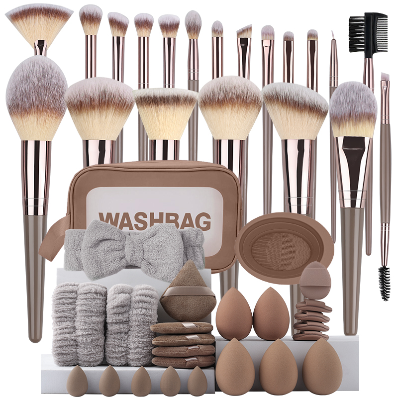 Huda Beauty Makeup Brush Set - Profesjonalny zestaw pędzli do makijażu 3-20