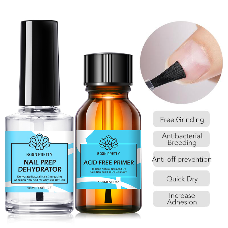 Nail Dehydrator Primer - BORN PRETTY 2 szt. 15ml Primer