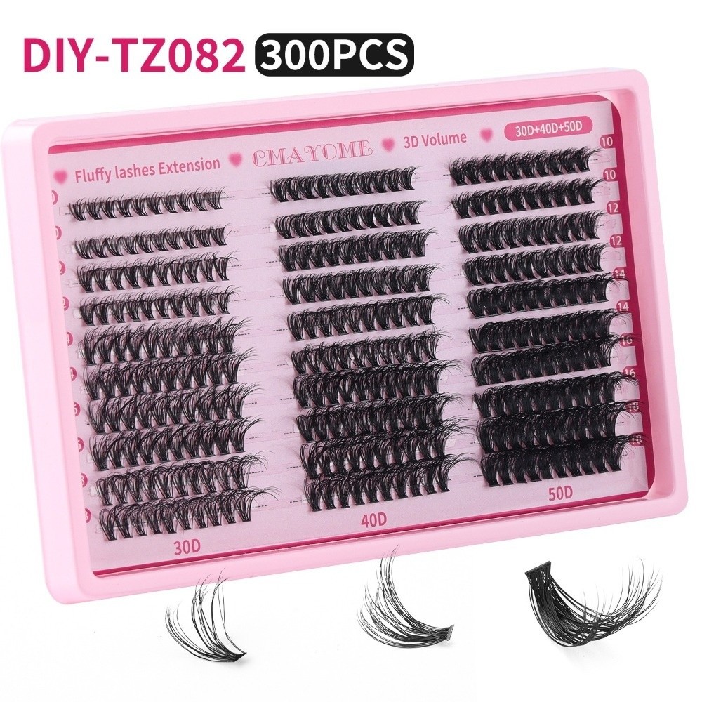 False Eyelashes Natural - 300 szt. Sztucznych rzęs Bond and