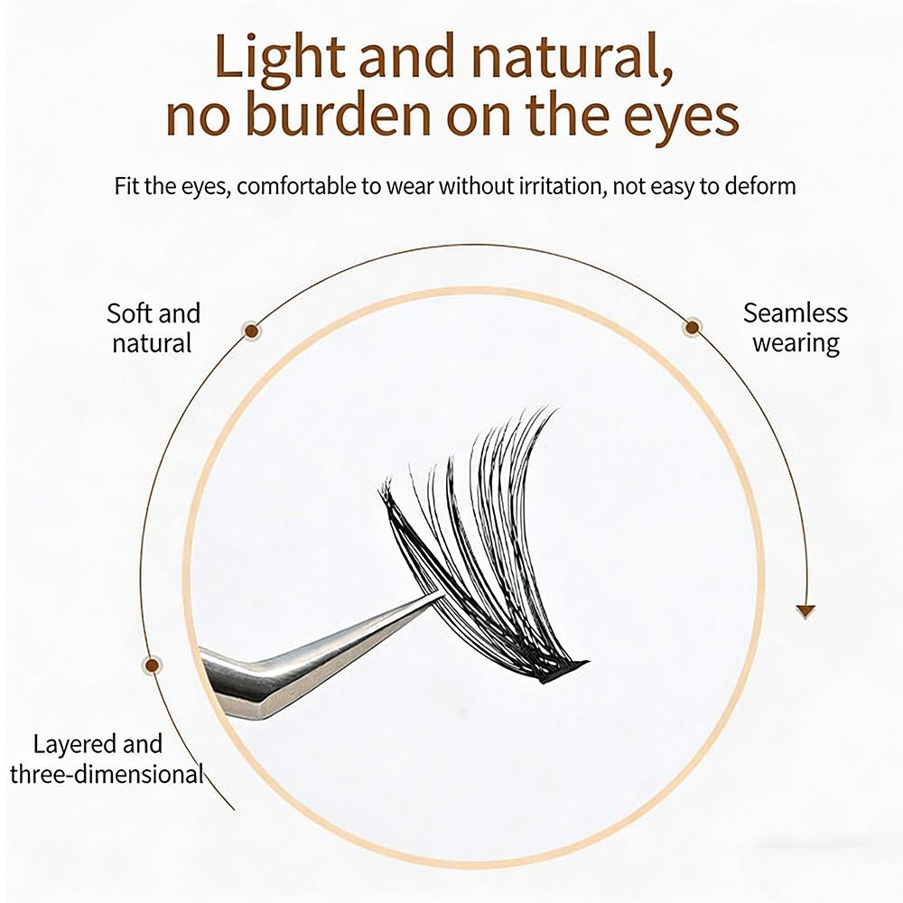 False Eyelashes Natural - Naturalne rzęsy na pasku, efekt naturalnego