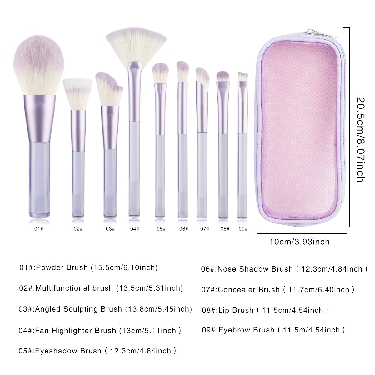 Zestaw 9 pędzli do makijażu, s – Huda Beauty Makeup Brush Set recenzja i cena