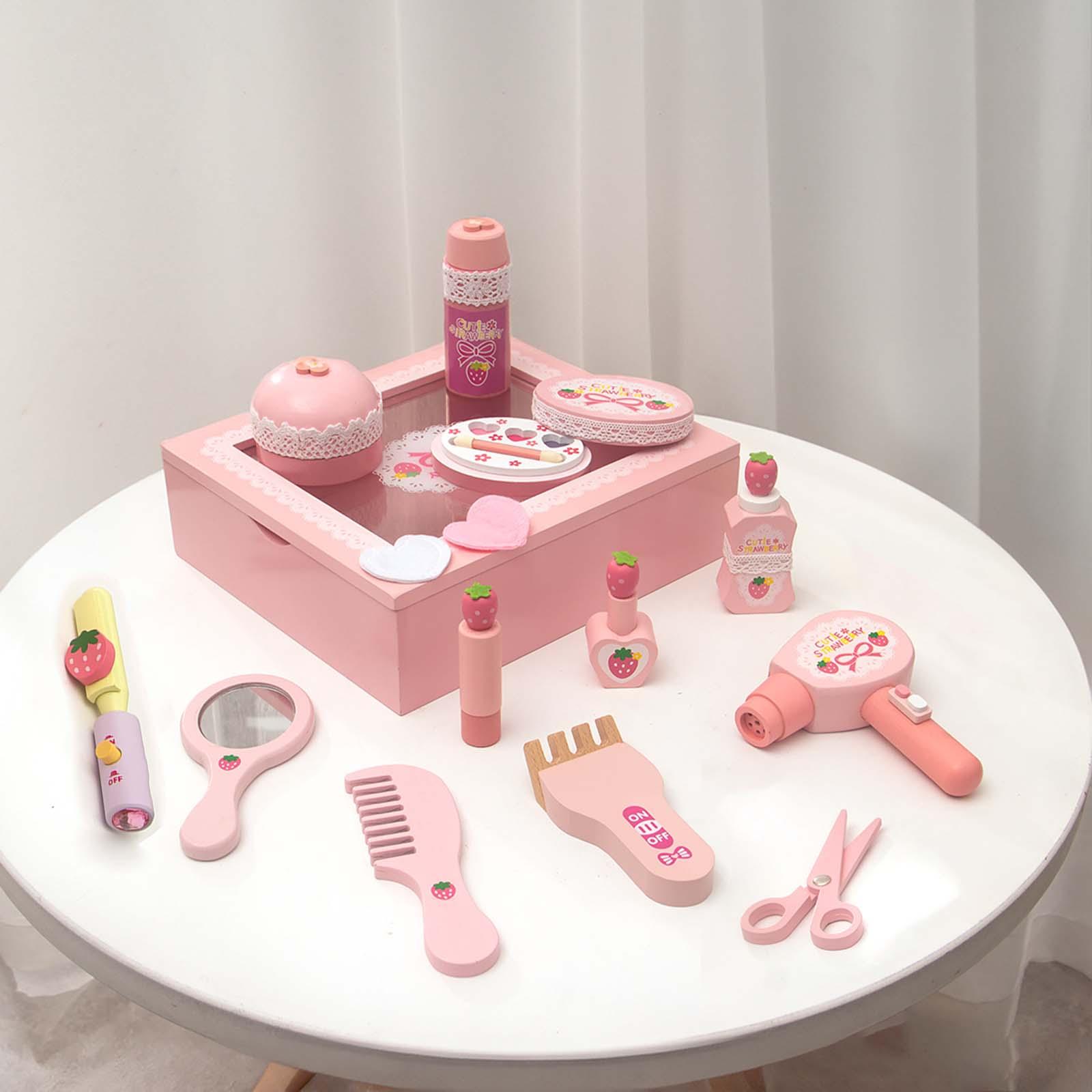 Drewniany zestaw do makijażu d – Makeup Beauty Makeup Game recenzja i cena