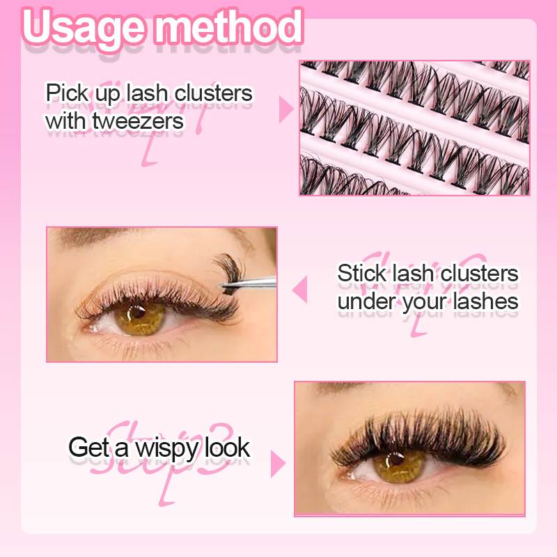 Rzęsy pojedyncze, kępki rzęs 8 – False Eyelashes Natural recenzja i cena