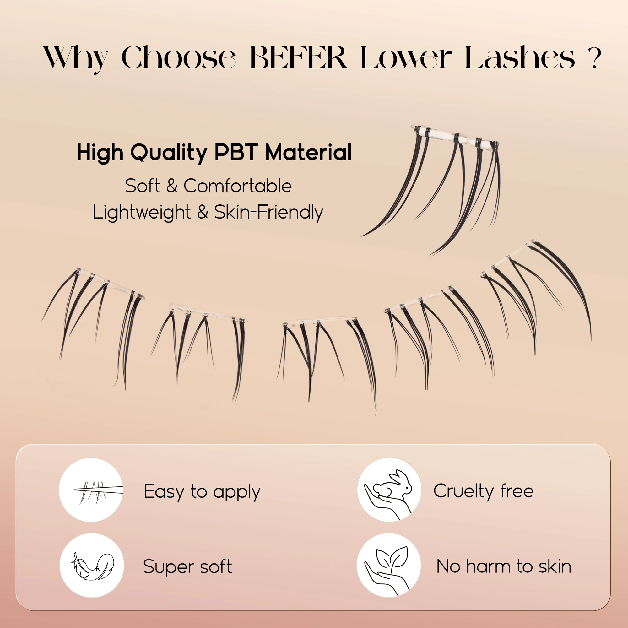 Befer Bez Kleju Dolne Rzęsy Na – False Eyelashes Natural recenzja i cena