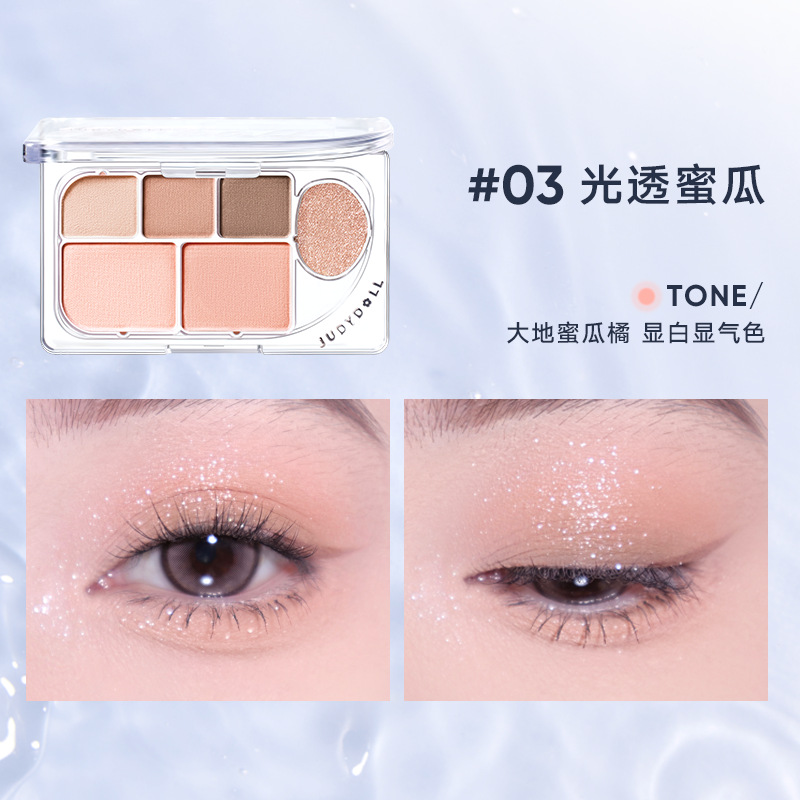 Judydoll 6-kolorowy matowy poł – Merit Beauty Makeup recenzja i cena