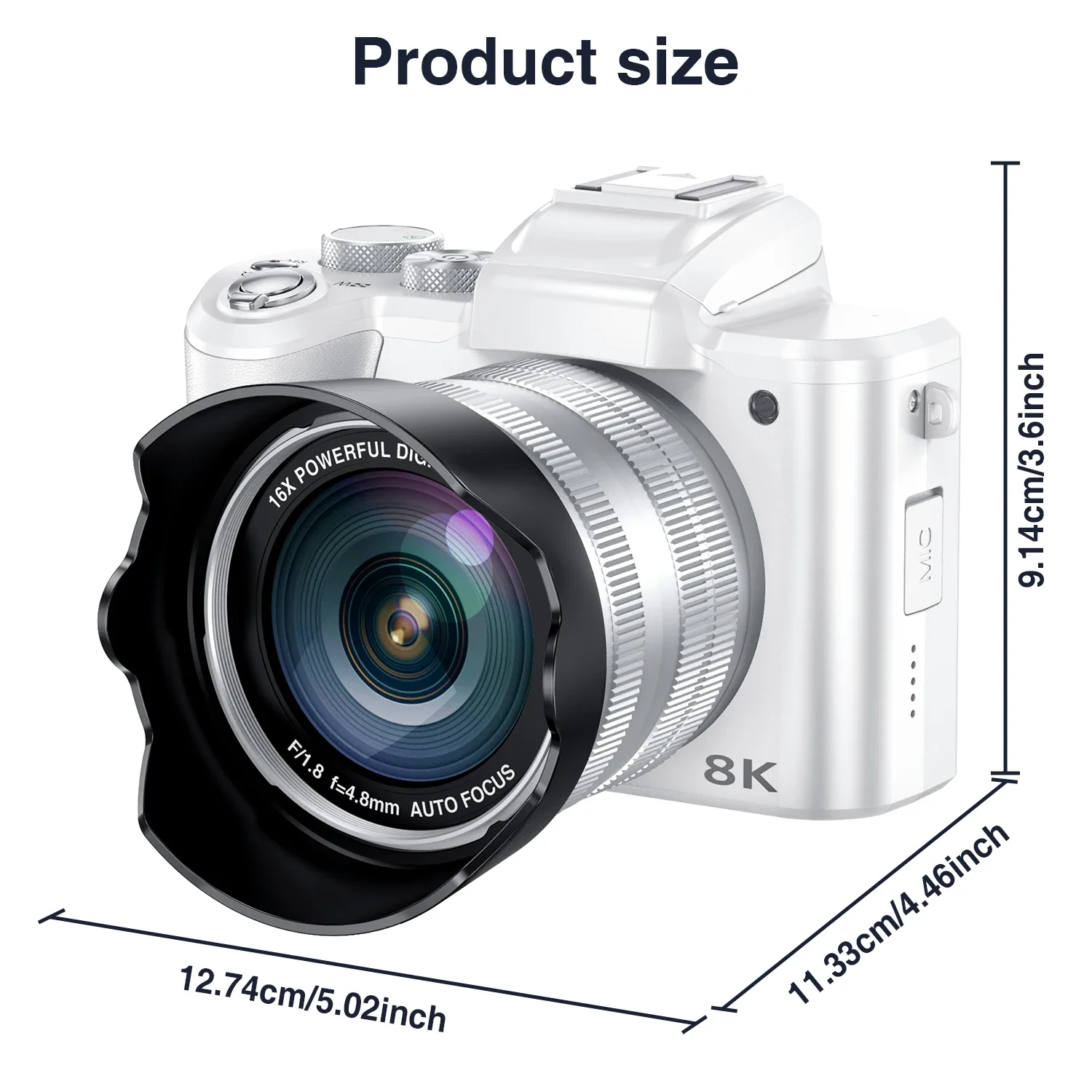 Aparaty cyfrowe 8K do selfie z – Beauty Makeup Camera recenzja i cena