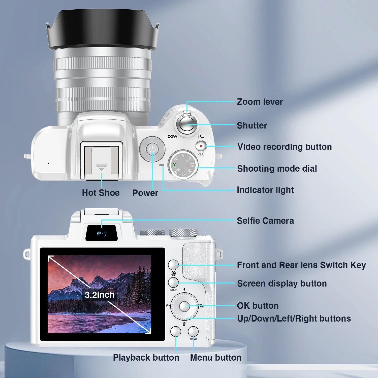 Aparaty cyfrowe 8K do selfie z – Beauty Makeup Camera recenzja i cena