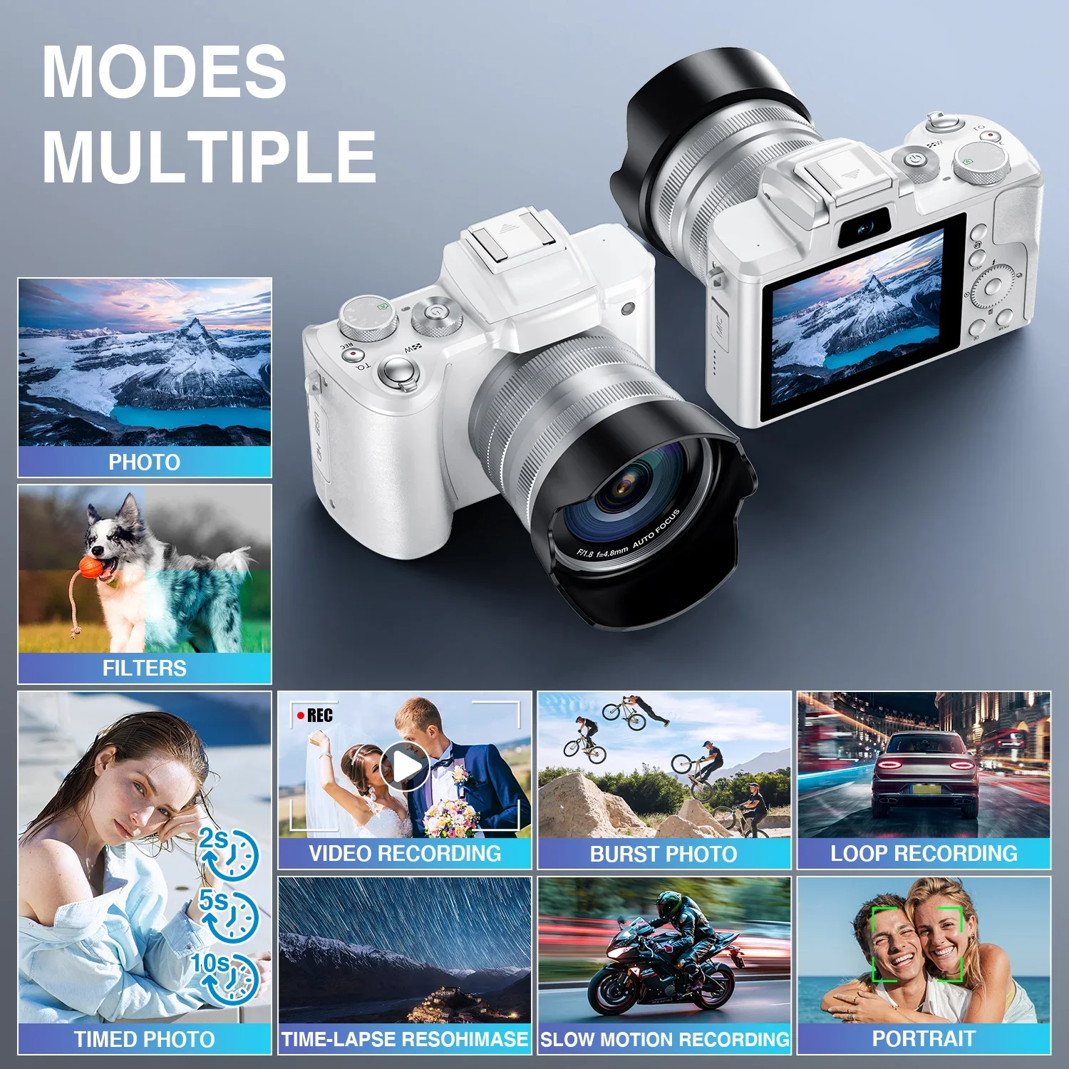 Aparaty cyfrowe 8K do selfie z – Beauty Makeup Camera recenzja i cena
