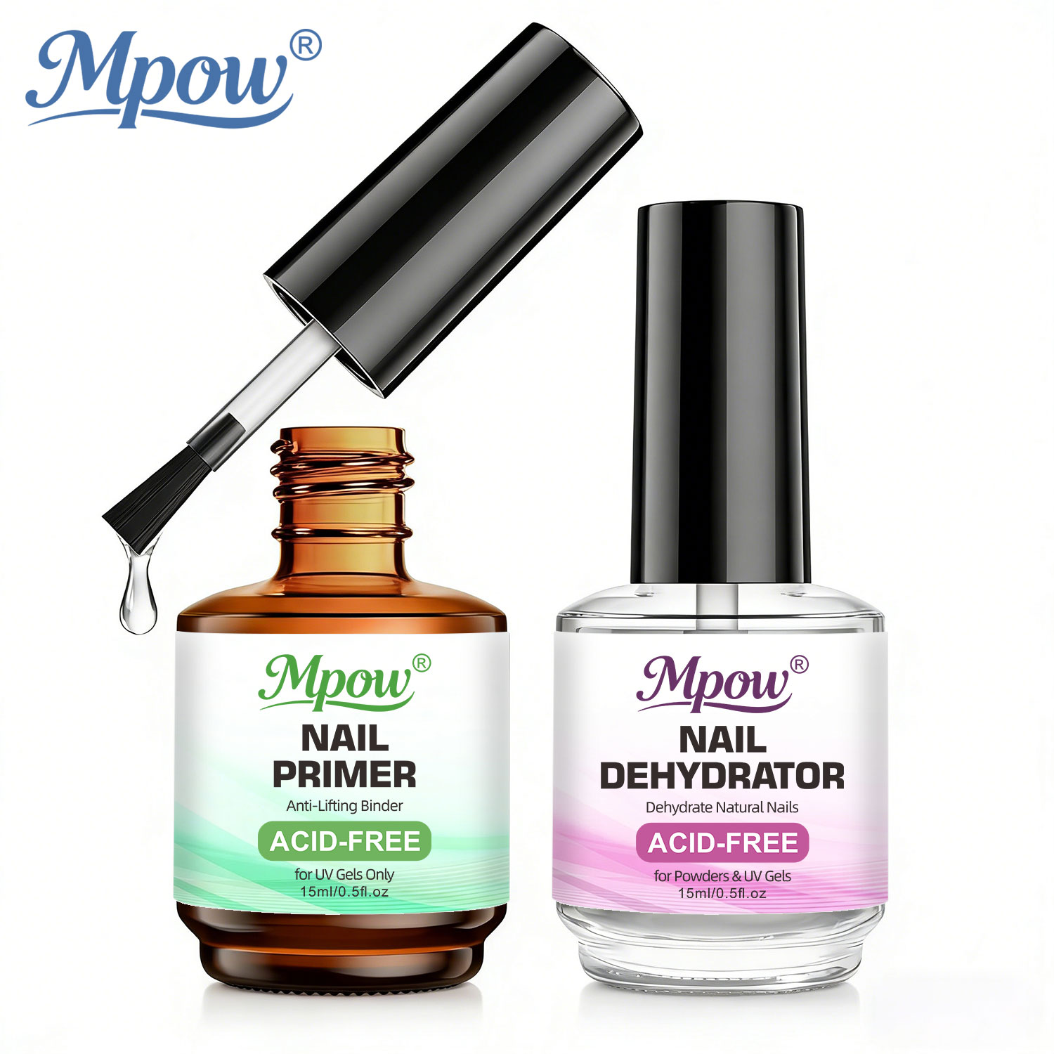 Mpow 1/2 szt. 15ml Dehydrator  – Nail Dehydrator Primer recenzja i cena