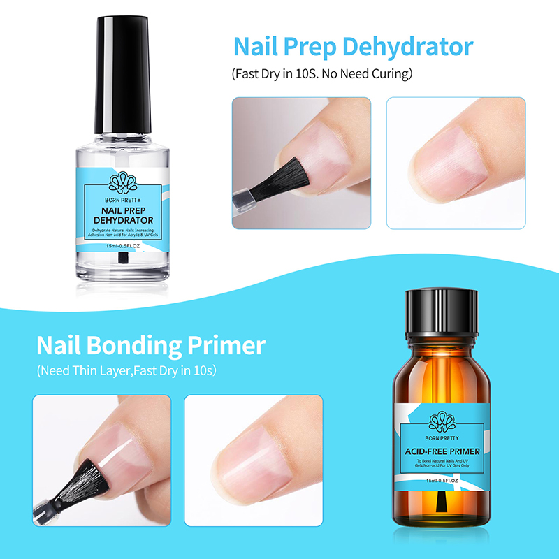 BORN PRETTY 2 szt. 15ml Primer – Nail Dehydrator Primer recenzja i cena