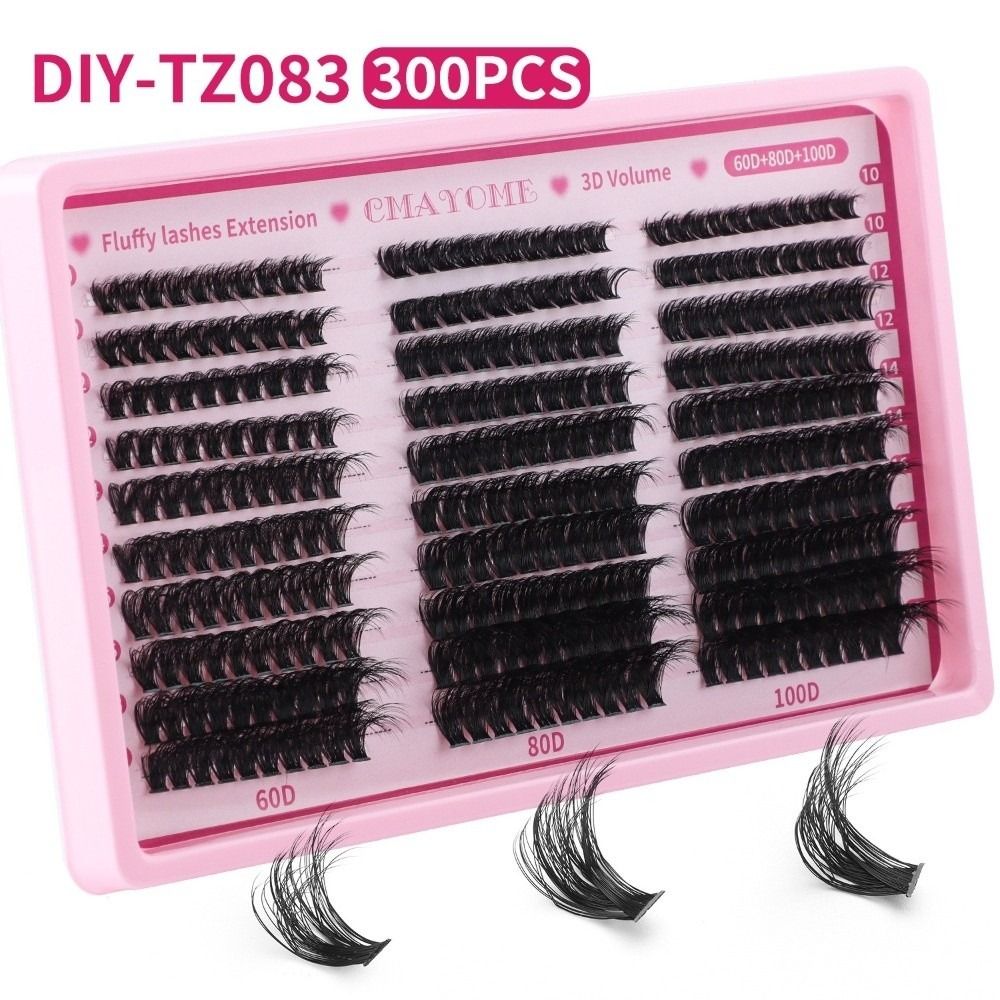 300 szt. Sztucznych rzęs Bond  – False Eyelashes Natural recenzja i cena