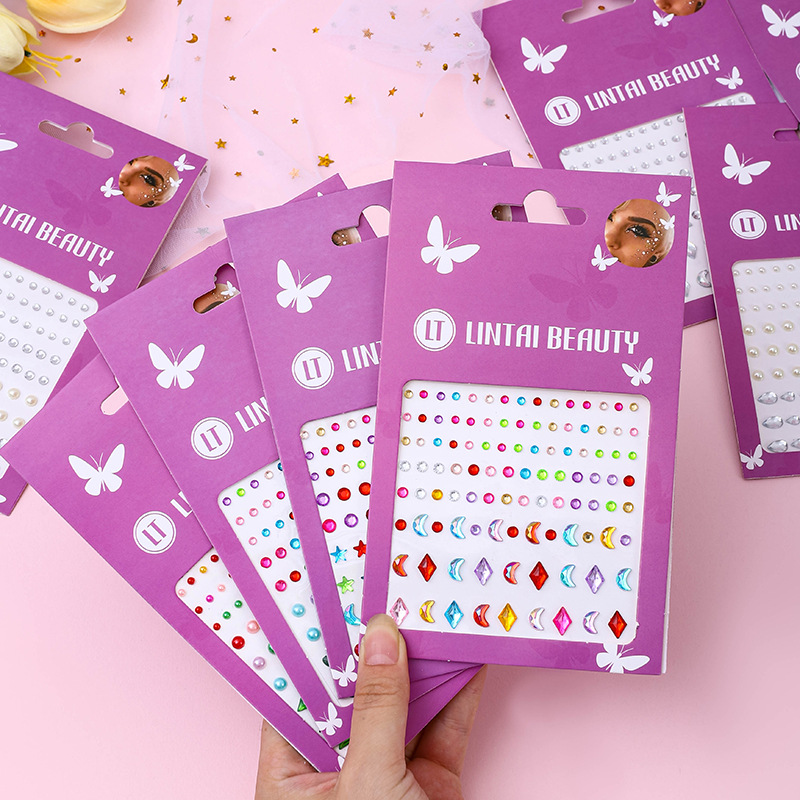 Naklejki na twarz z klejnotami – Beauty With Makeup recenzja i cena