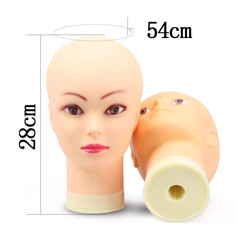 Miękka łysa głowa manekina do  – Beauty Makeup Training recenzja i cena