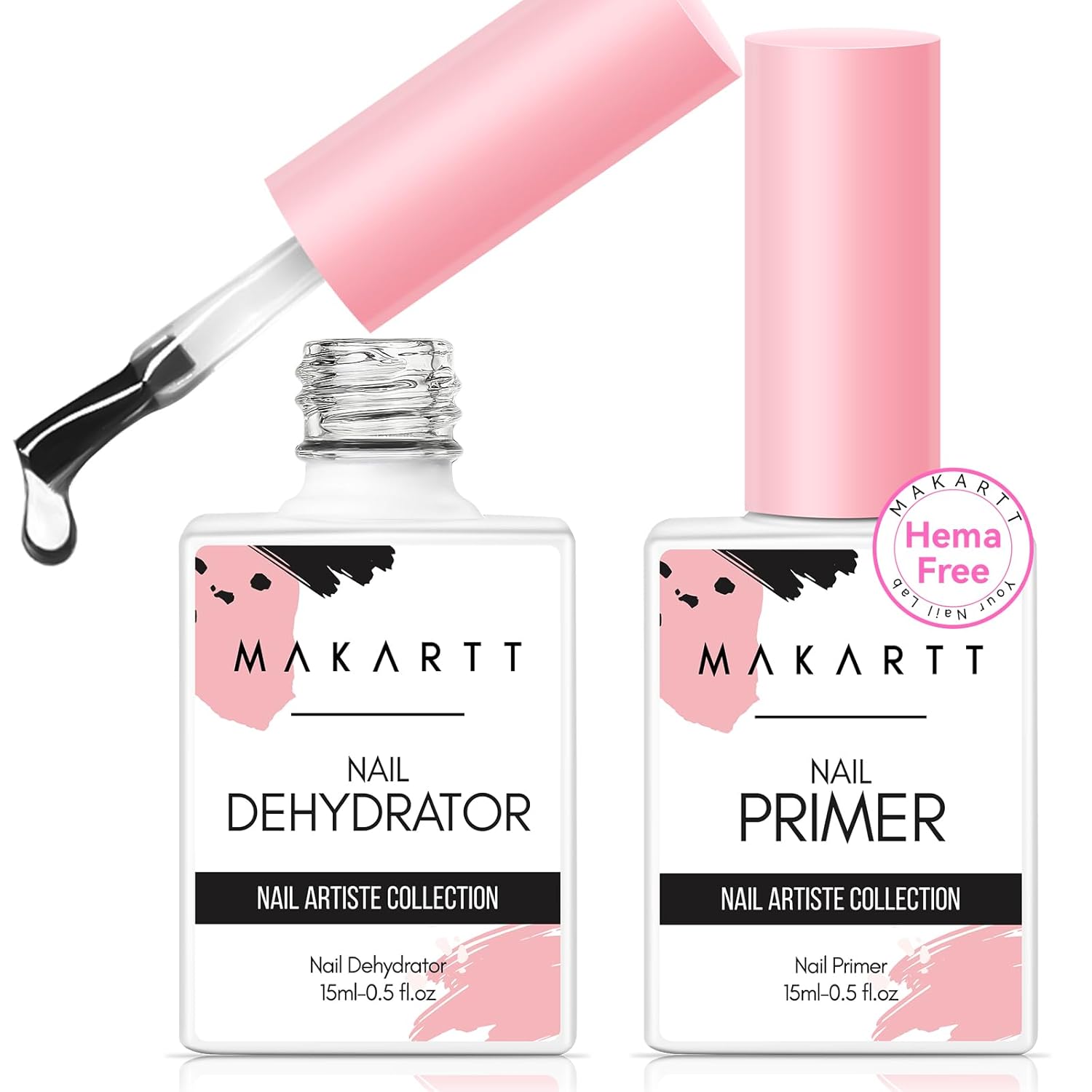 2Pcs Bezkwasowy naturalny podk – Nail Dehydrator Primer recenzja i cena